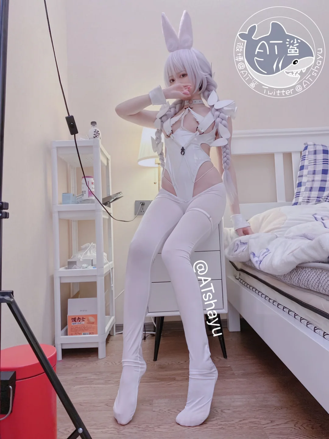 AT鲨 - 恶毒兔兔 [50P,2V-88MB] tg@simisebaisi 【丝足阁】007.webp